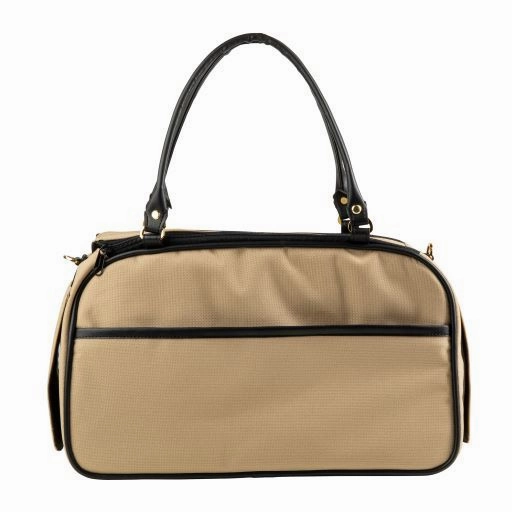 Petote Marlee 2 Dog Carrier Khaki Stripe