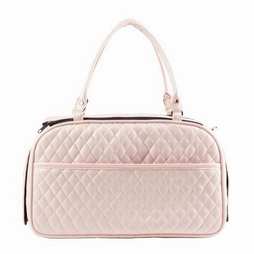Petote Marlee 2 Dog Carrier Pink Quilted
