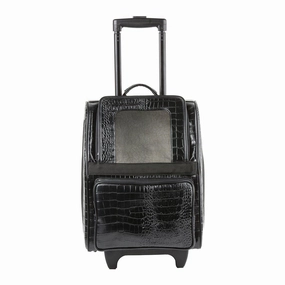 Petote Rio Dog Carrier Black Croco