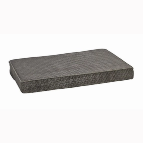 Pewter Bones Microvelvet Isotonic Memory Foam Dog Bed