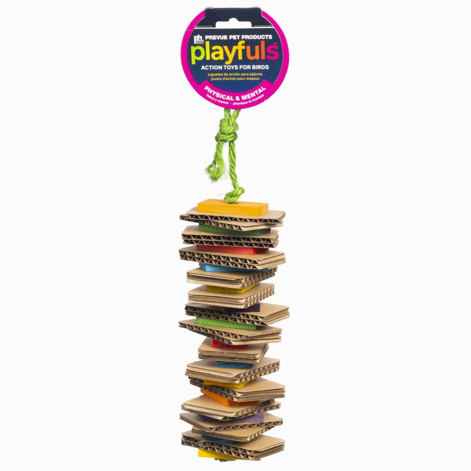 Prevue Pet Products Shredding Stack Bird Toy