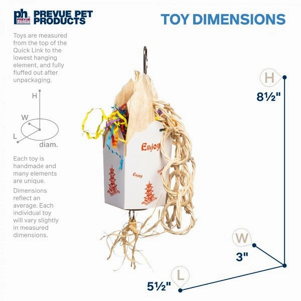 Prevue Pet Products Takeout Bird Toy