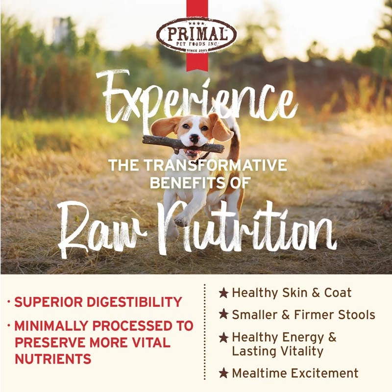 PRIMAL Pronto Frozen Raw Scoopable Pork Recipe for Dogs