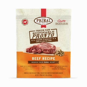 Primal Pronto Raw Frozen Beef Dog Food