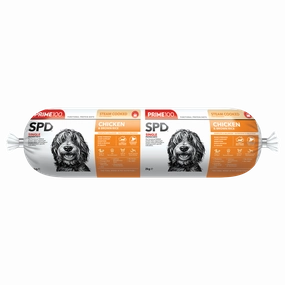 Prime100 Dog Food Roll SPD Chicken & Brown Rice