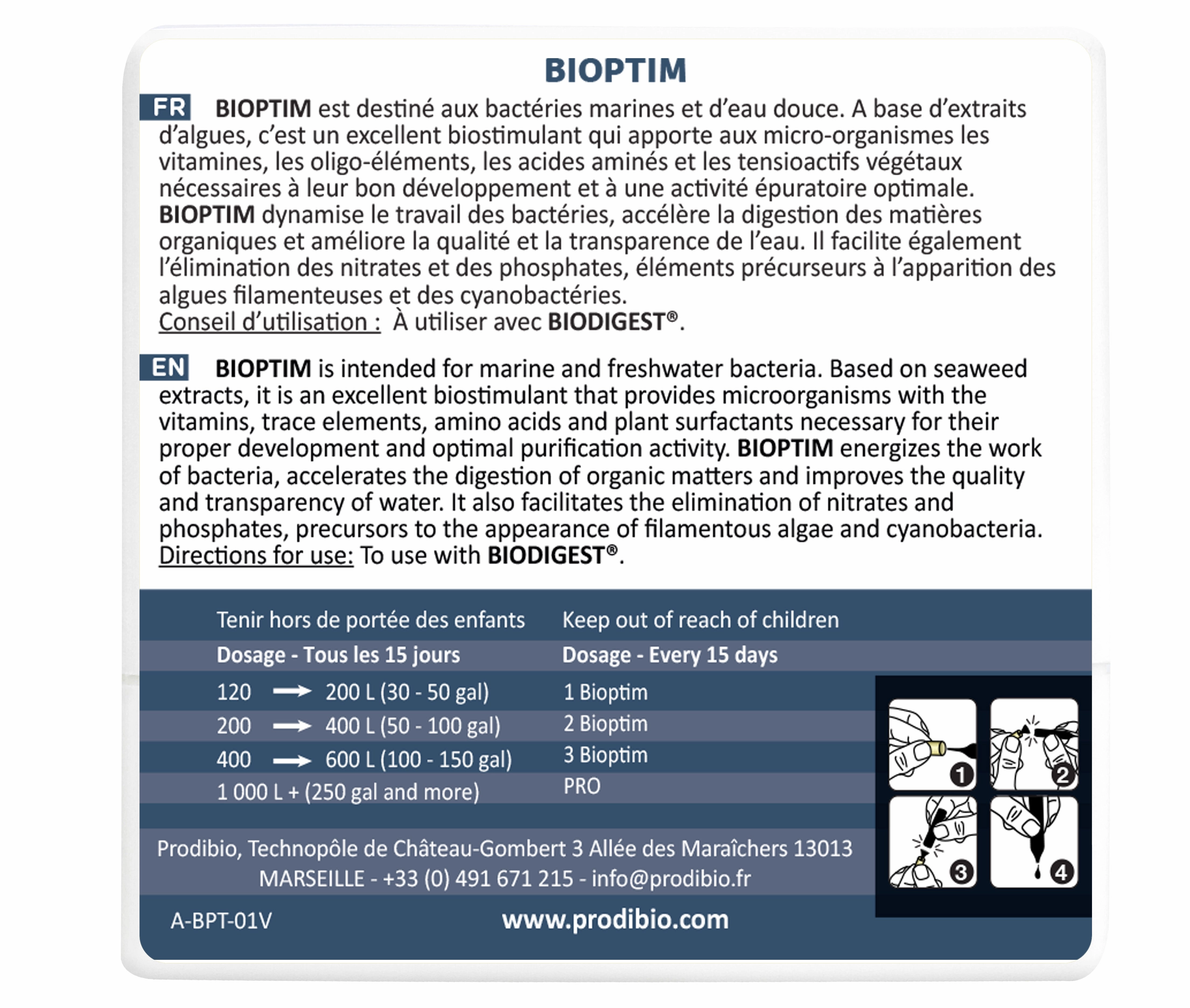 Prodibio - Bioptim Fresh & Salt 06 (1200L)