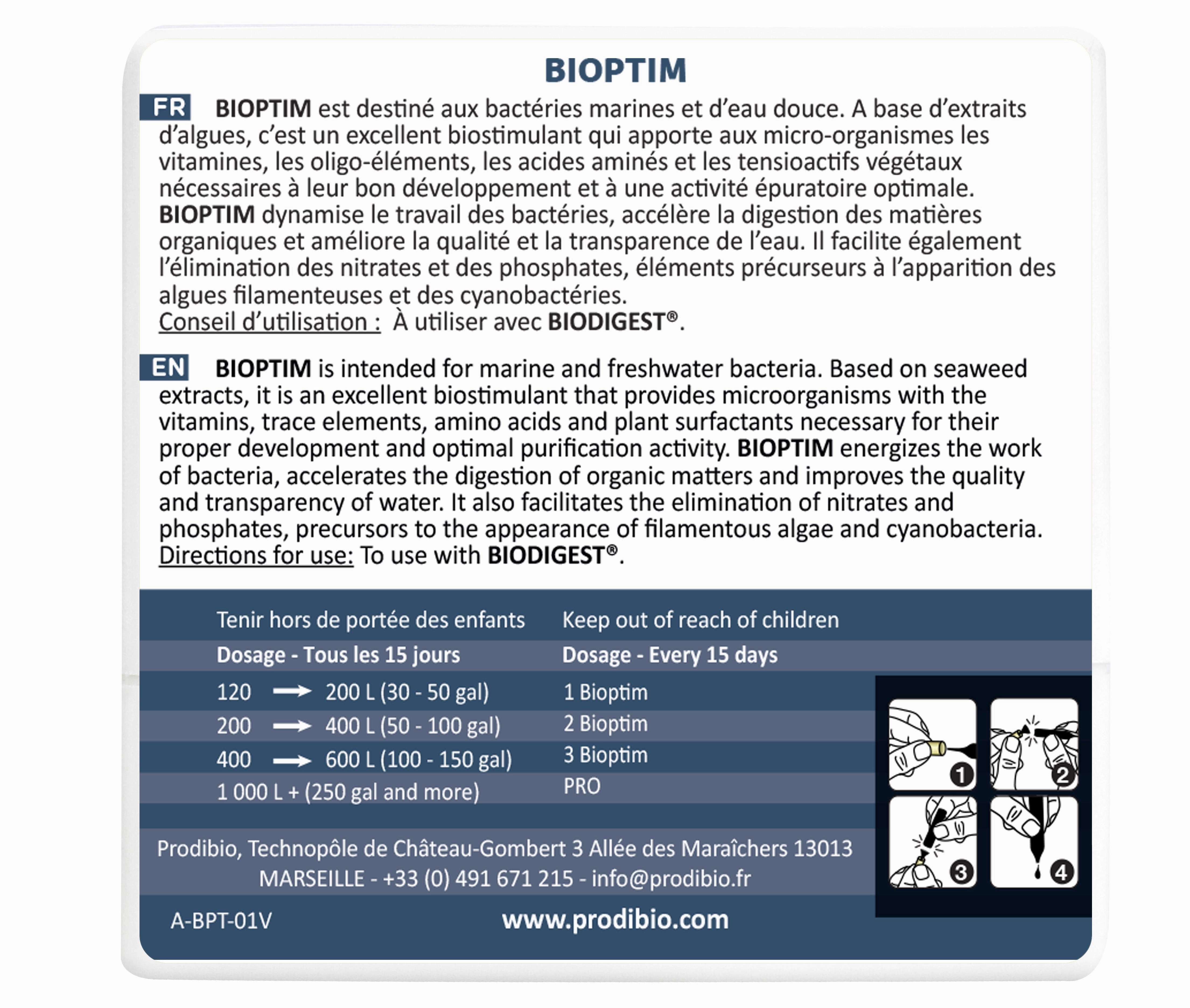 Prodibio - Bioptim Fresh & Salt 30 (6000L)