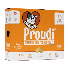 Proudi Frozen Cat Food Turkey & Chicken
