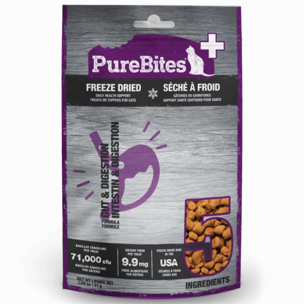 PureBites  Digestion Freeze Dried Cat Treats, 31g