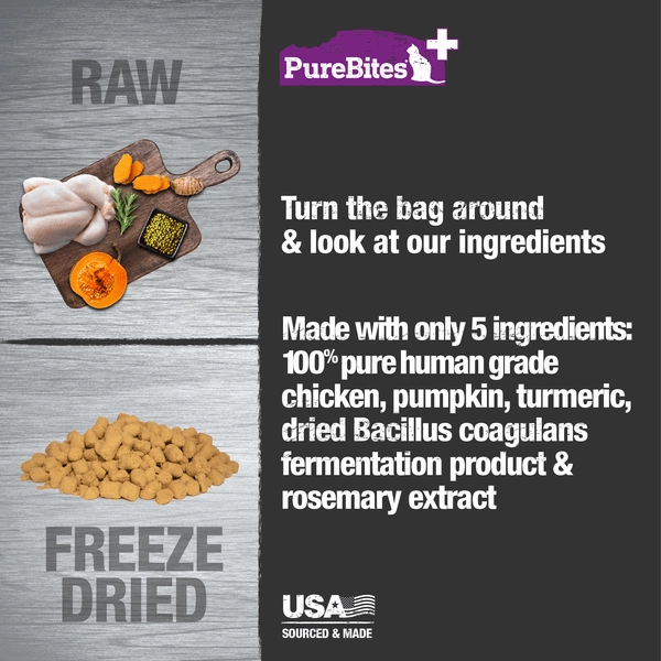 PureBites  Digestion Freeze Dried Cat Treats, 31g