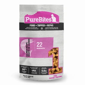 PureBites Freeze Dried Salmon Recipe Food Topper For Cats