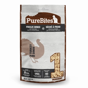 PureBites Freeze Dried Turkey Cat Treat, 26g