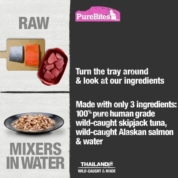 Purebites Mixers for Cats; Wild Tuna & Salmon