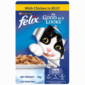 Purina Cat Felix Chicken in Jelly 85g