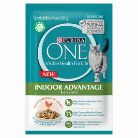 Purina One Cat Indoor Advantage Chicken in Gravy 70g