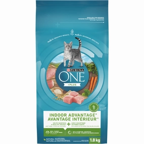 Purina ONE  Plus Indoor Advantage Real Turkey Dry Cat Food