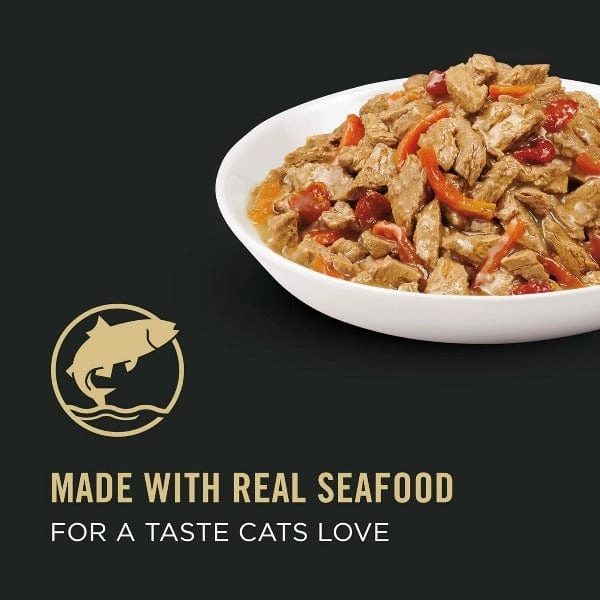 Purina Pro Plan Complete Essentials Seafood Stew Entre in Sauce Canned Cat Food, 85g