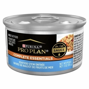 Purina Pro Plan Complete Essentials Seafood Stew Entre in Sauce Canned Cat Food, 85g