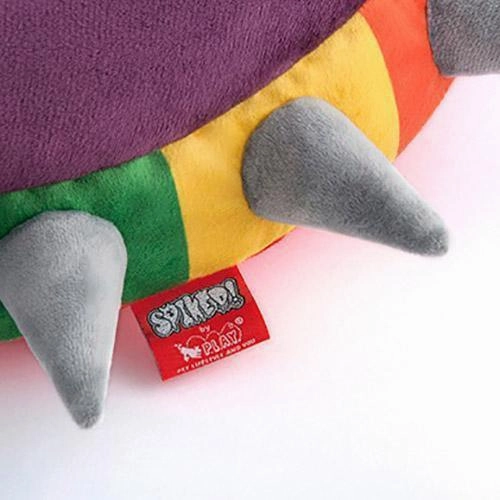 Rainbow Spiked Dog Bed