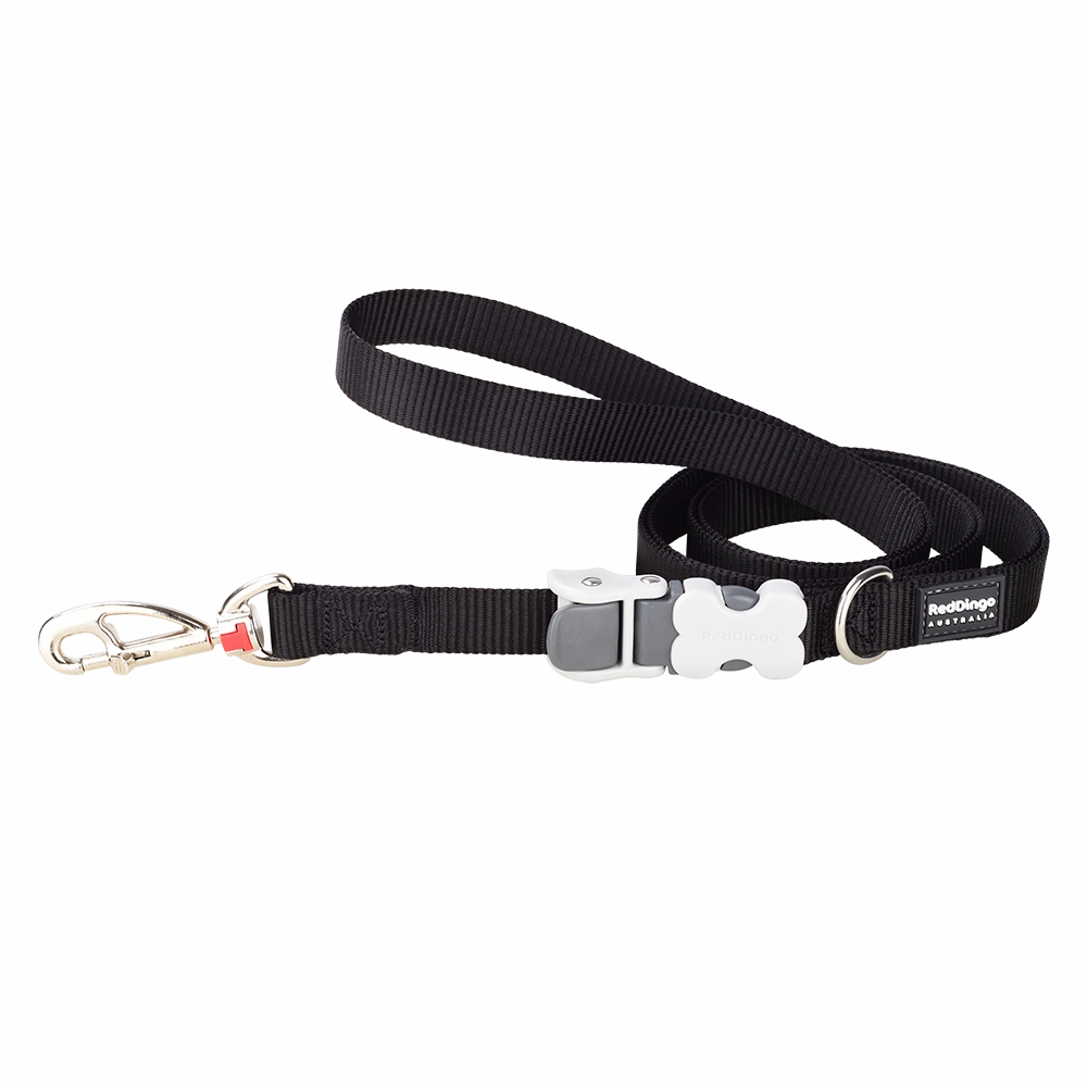 Red Dingo Dog Super Lead Classic Black 20mm