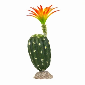 Repti Gear Orange Palm Cactus Reptile Decor