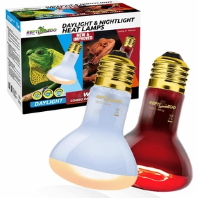 Reptizoo Combo Neodymium Daylight & Nightlight Heat Lamps