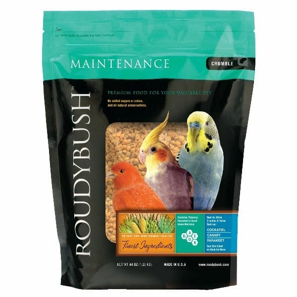 Roudybush Maintenance Bird Food; Different Sizes Available