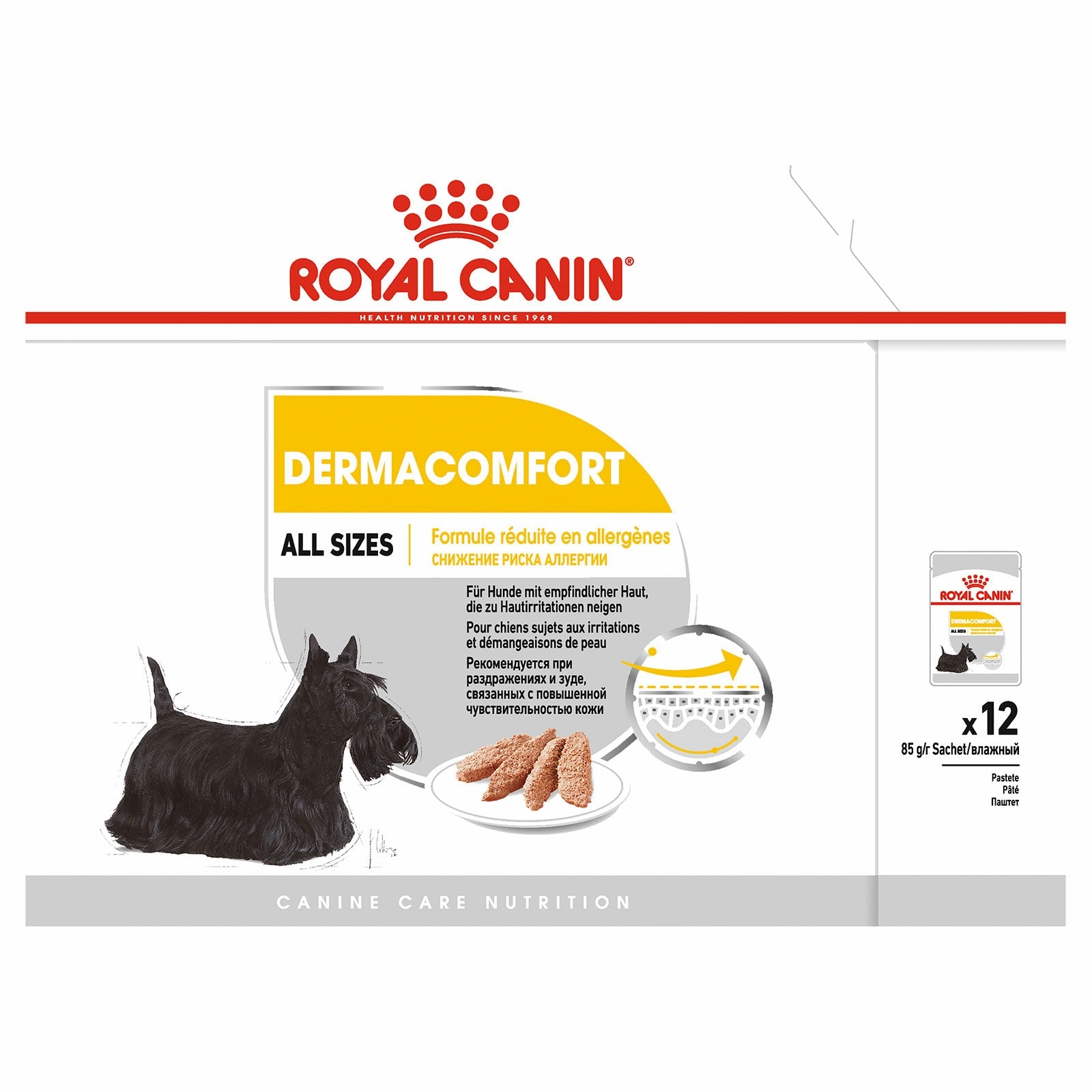 Royal Canin Dog Food Pouch Dermacomfort