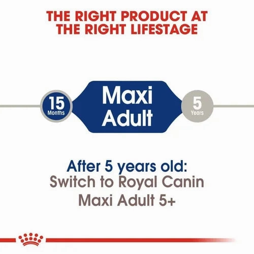 Royal Canin Maxi Adult Dog Dry and Wet Food Combo