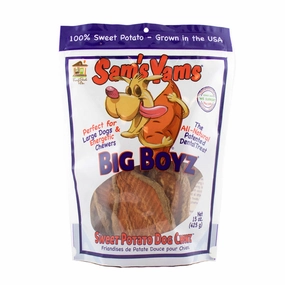 SAM'S YAMS Big Boyz Sweet Potato Chew Treat for Dogs