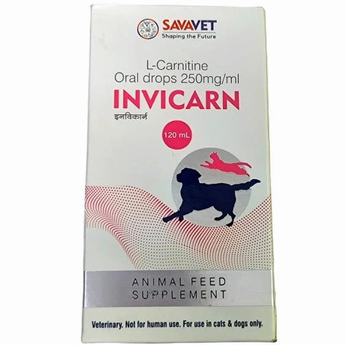 Savavet Invicarn (L Carnitine) for Dogs and Cats