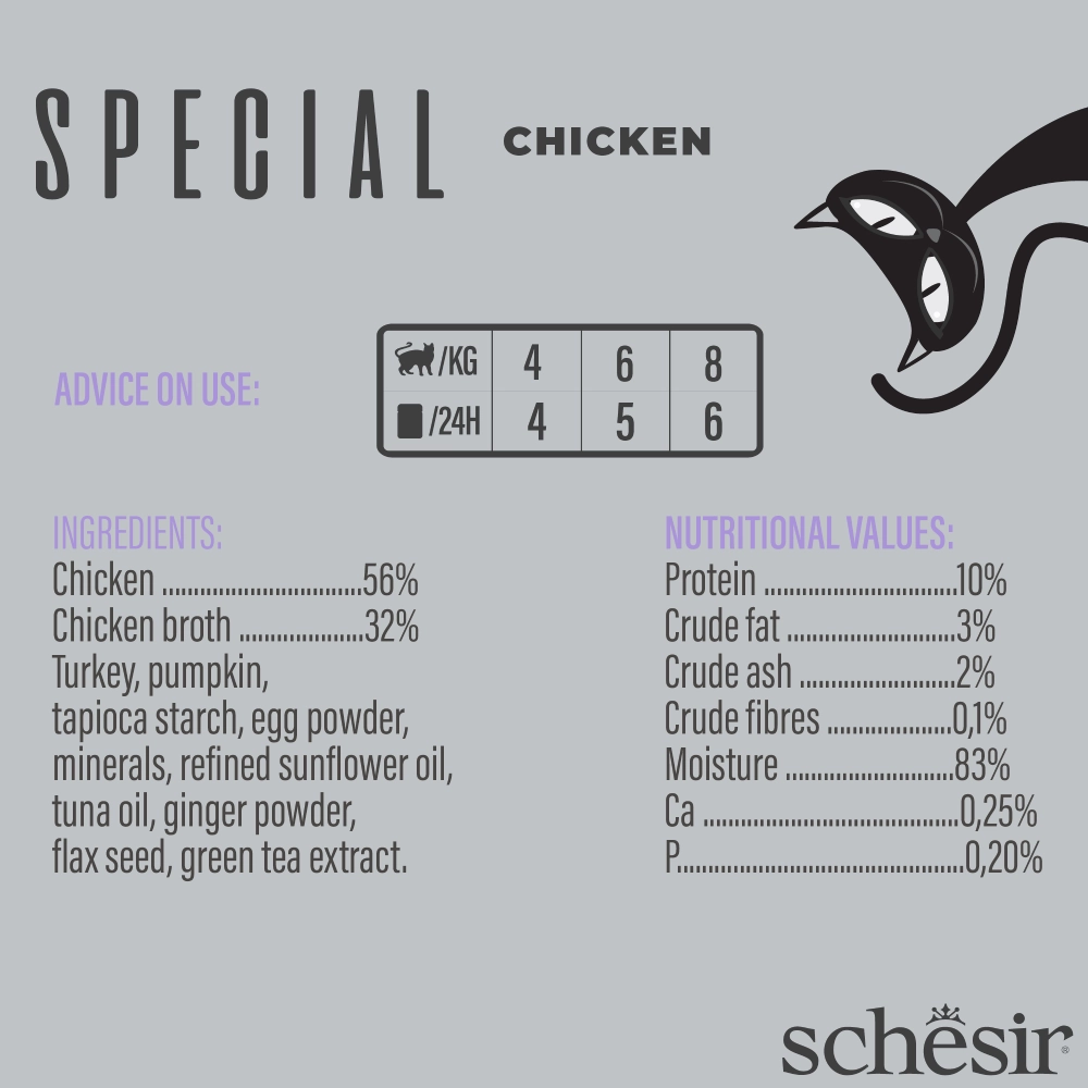 Schesir Cat Pouch Special Mousse Light Chicken 70g