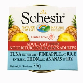 Schesir Tuna Entre with Pineapple & Rice in Jelly Adult Wet Cat Food