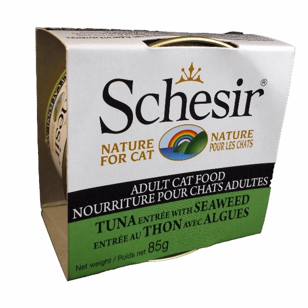 Schesir Tuna Entre with Seaweed in Jelly Adult Wet Cat Food