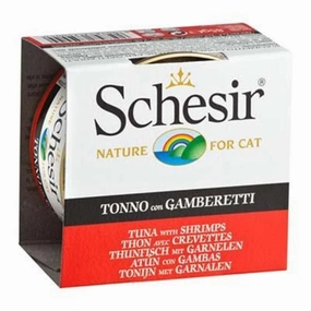 Schesir Tuna Entre with Shrimps in Jelly Adult Wet Cat Food