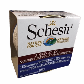 Schesir Tuna Entre with Whitebaits & Rice Natural Style Adult Wet Cat Food