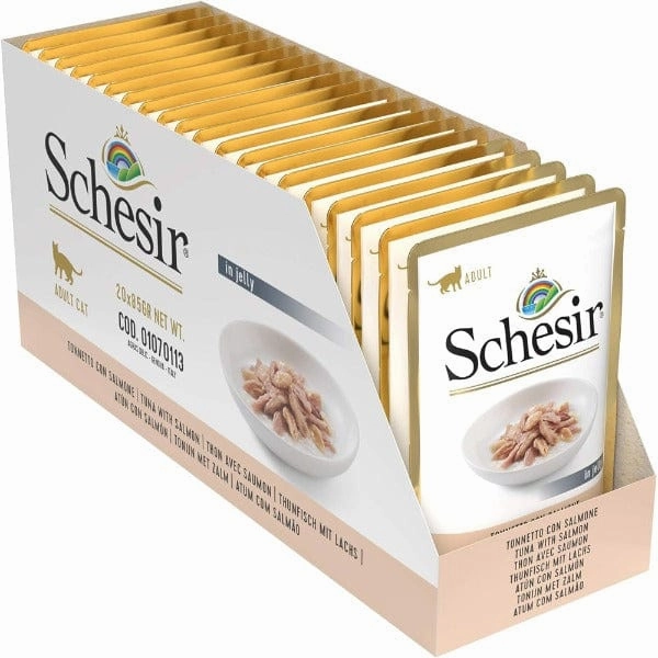 Schesir Tuna with Salmon Adult Wet Cat Food