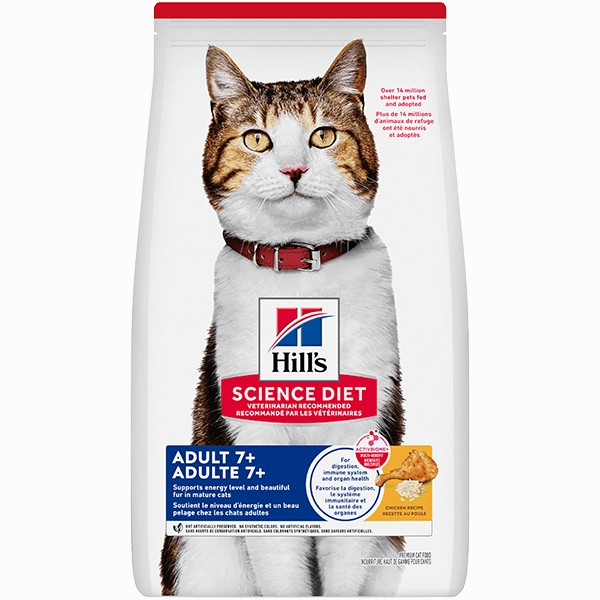 Science Diet Adult 7  Chicken Recipe Dry Cat Food