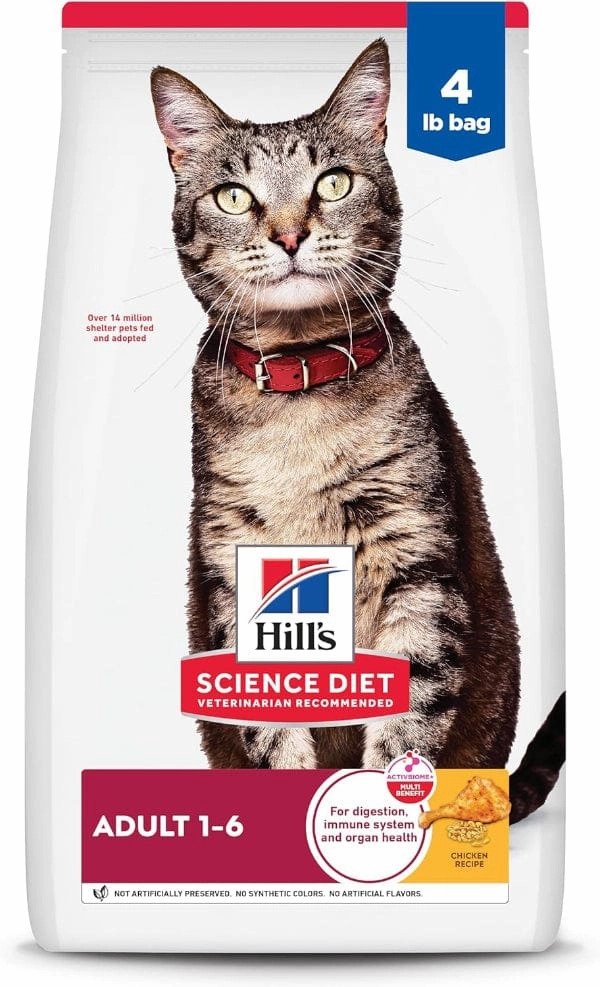Science Diet Adult Chicken Recipe Dry Cat Food