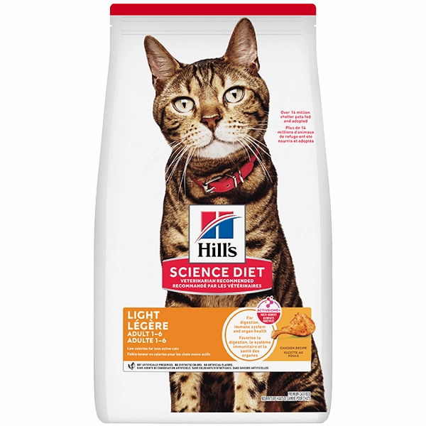 Science Diet Adult Light Chicken Recipe Dry Cat Food