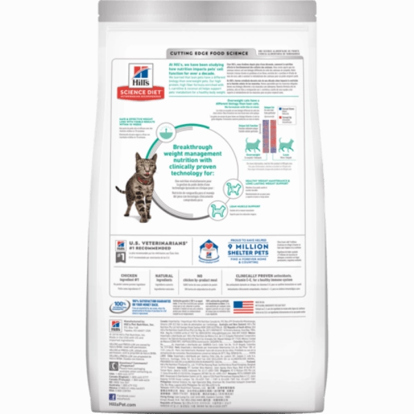 Science Diet Adult Perfect Weight Chicken Recipe Dry Cat Food