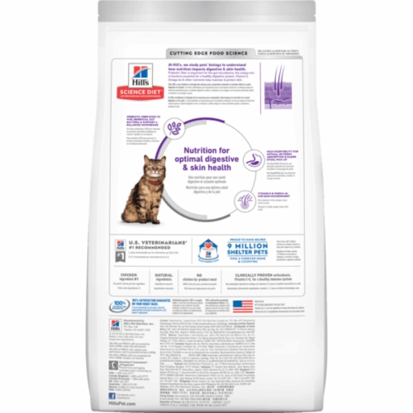 Science Diet Adult Sensitive Stomach & Skin Chicken Recipe Dry Cat Food