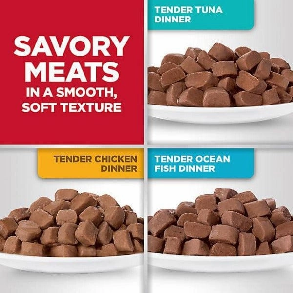 Science Diet Adult Tender Dinner Cat Food Pouch Variety Pack