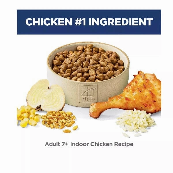 Science Diet Indoor Adult 7  Chicken Recipe Dry Cat Food
