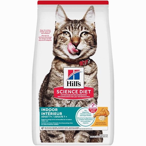 Science Diet Indoor Adult 7  Chicken Recipe Dry Cat Food