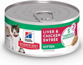 Science Diet Liver & Chicken Entree Canned Kitten Food