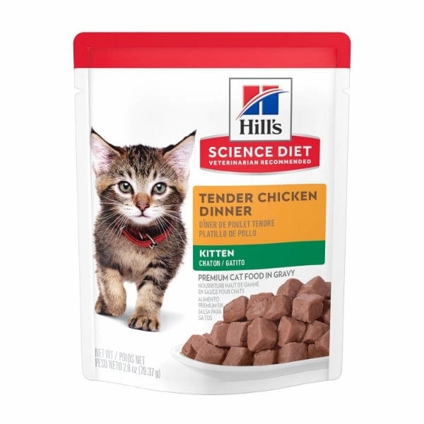 Science Diet Tender Chicken Dinner Kitten Food Pouch