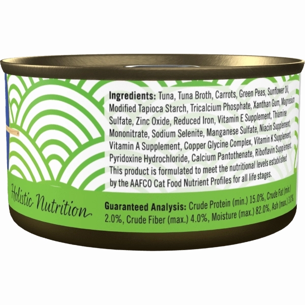 Scrumptious Tuna Dinner with Carrot & Green Pea Canned Cat food