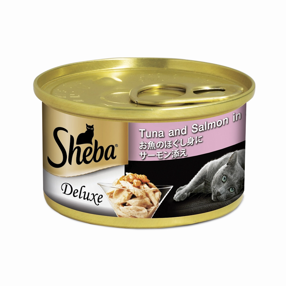 Sheba Tuna and Salmon in Gravy 85g