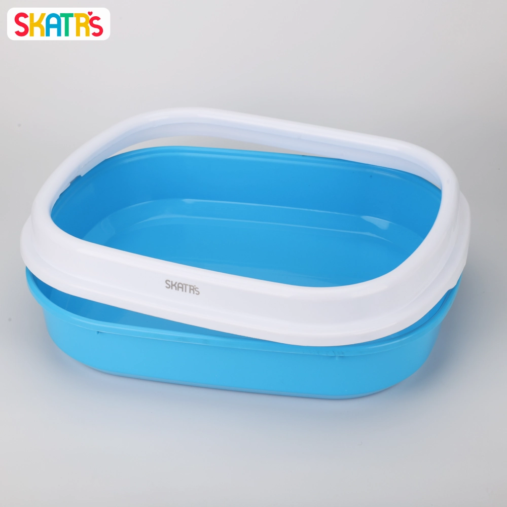 Skatrs Litter Tray for Cats (Blue)